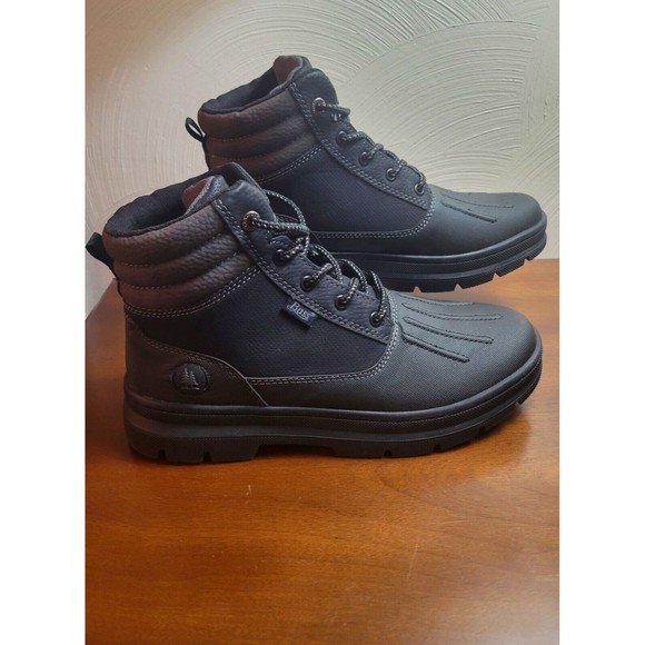 G.H. Bass & Co. Men's Boots Hiking Shoes High-Top Black Brand New 71350624A - Picture 2 of 8